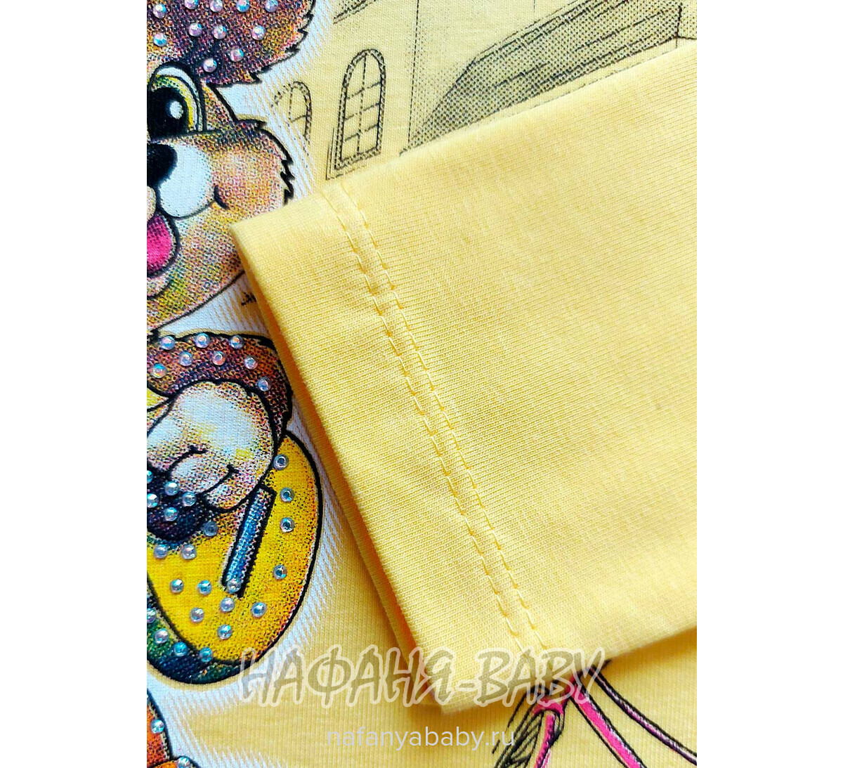 Купить утепленную водолазку ЗАЙКА NARMINI арт: 5800, 1-4 года, цвет желтый, оптом Турция