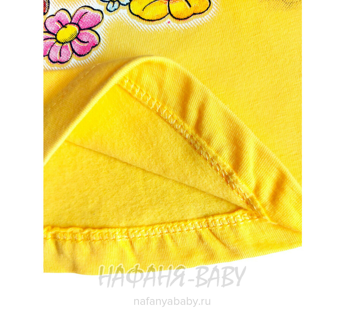 Купить утепленную водолазку ЗАЙКА NARMINI арт: 5800, 1-4 года, цвет желтый, оптом Турция
