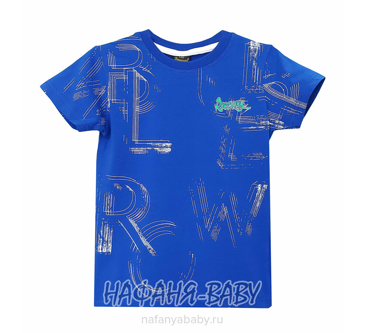Детская футболка RCW арт. 5830, 5-8 лет, цвет синий, оптом Турция