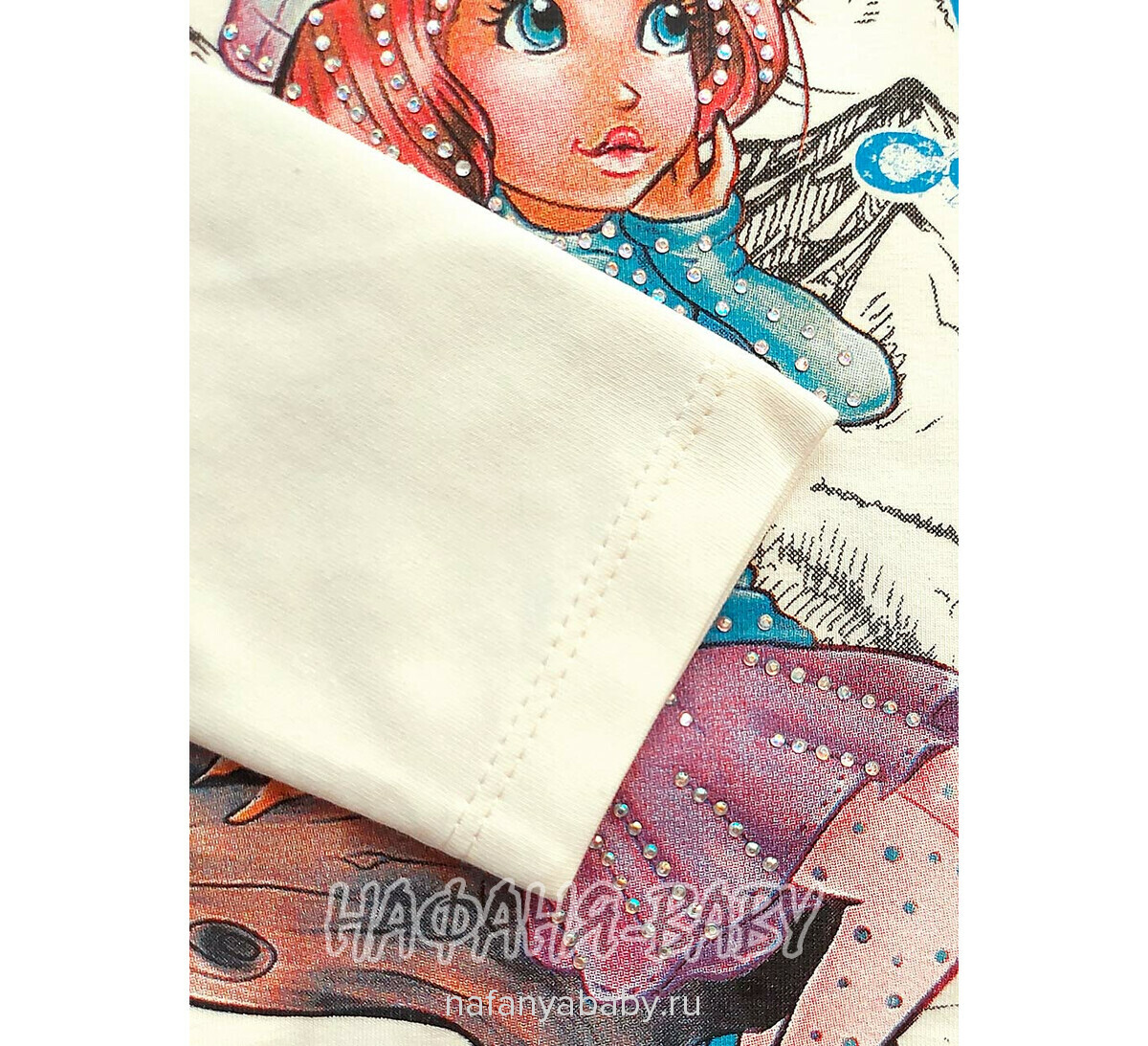 Купить утепленную водолазку NARMINI арт: 5832 для девочки 2-7 лет, цвет кремовый, оптом Турция