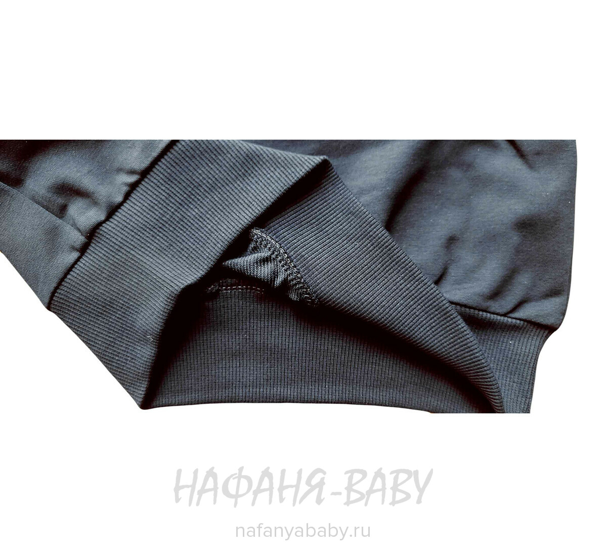 Подростковый свитшот RCW арт. 5838 для мальчика  9-13 лет, цвет черный, оптом Турция