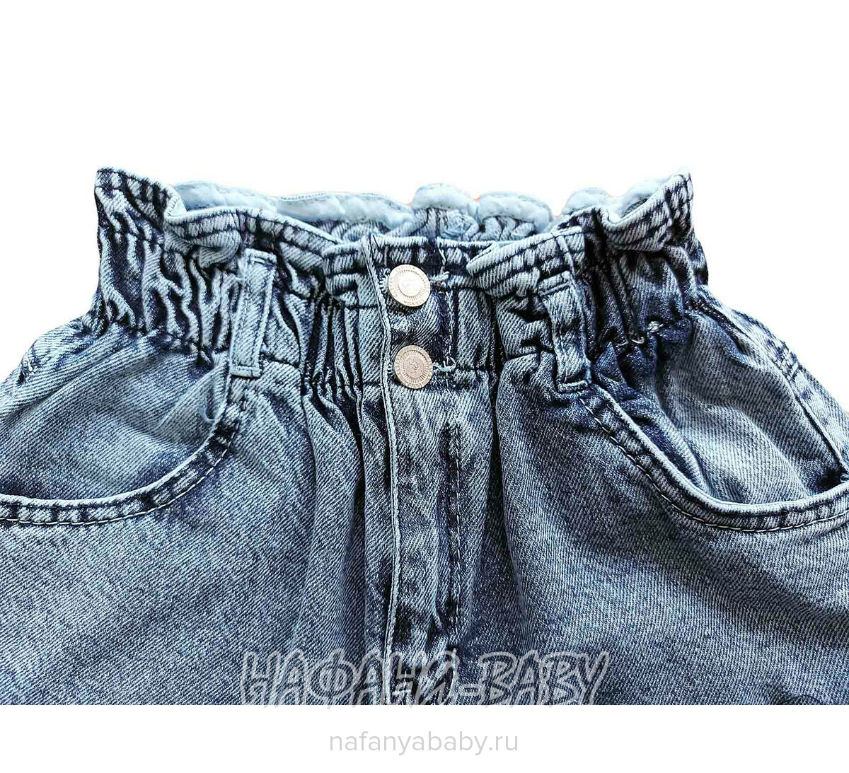 Джинсы подростковые ELEYSA Jeans арт: 6057, 13-16 лет, цвет синий, оптом Турция