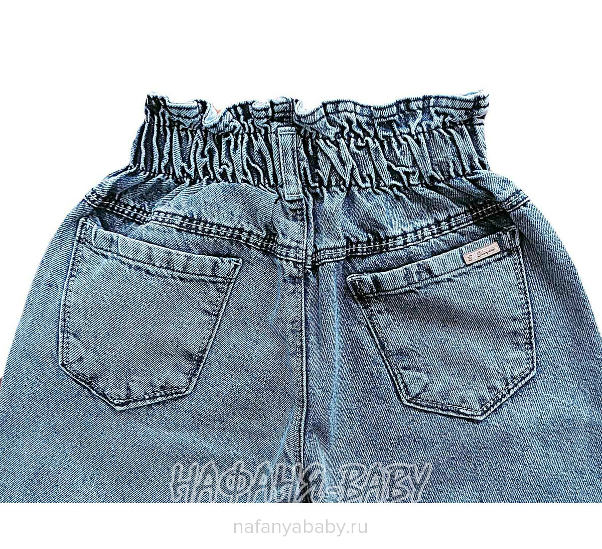 Джинсы подростковые ELEYSA Jeans арт: 6057, 13-16 лет, цвет синий, оптом Турция