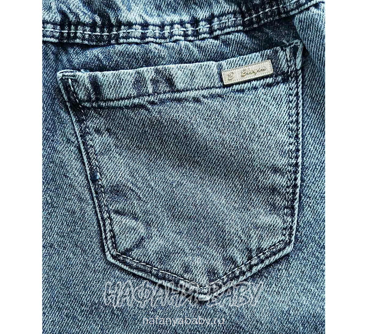 Джинсы подростковые ELEYSA Jeans арт: 6057, 13-16 лет, цвет синий, оптом Турция