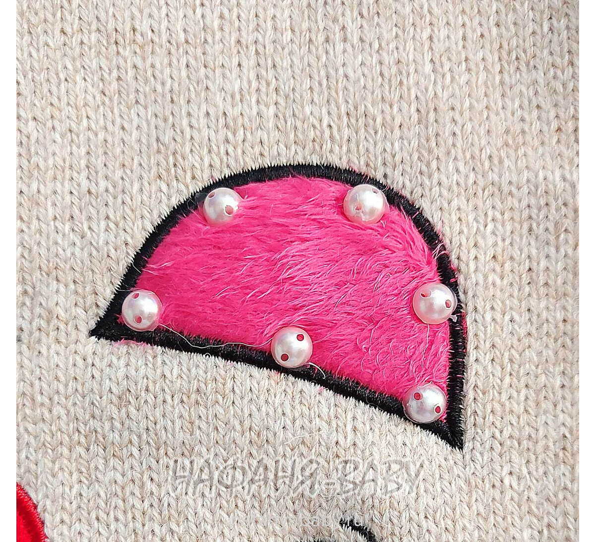 Детский вязаный джемпер WII BERY, купить в интернет магазине Нафаня. арт: 6100 цвет бежевый