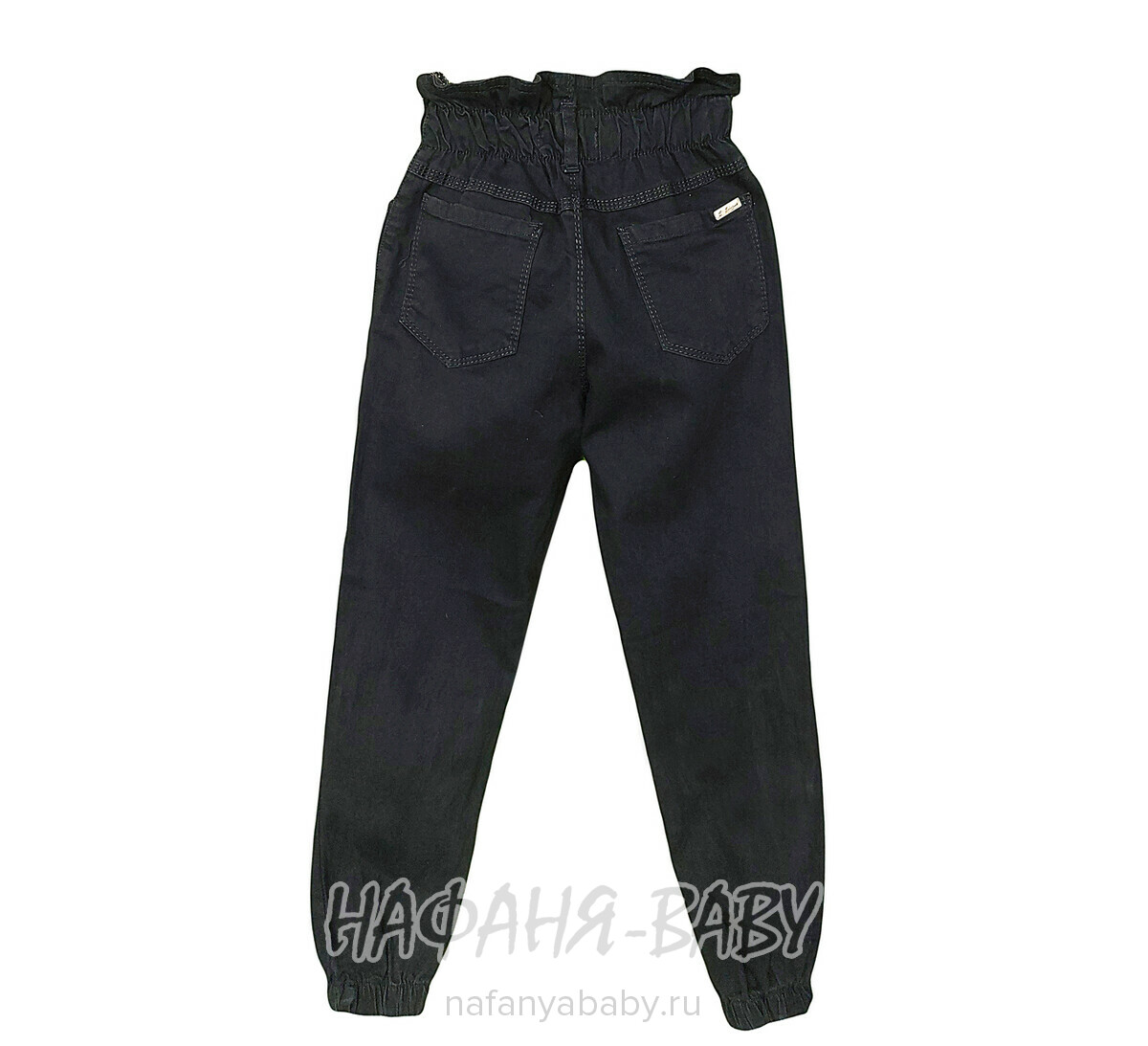 Джинсы детские ELEYSA Jeans арт:  6100 для девочки 3-7 лет, цвет черный, оптом Турция