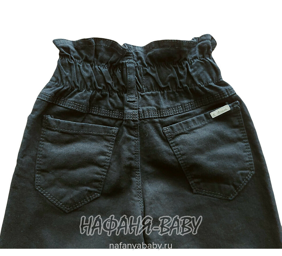 Джинсы детские ELEYSA Jeans арт:  6100 для девочки 3-7 лет, цвет черный, оптом Турция