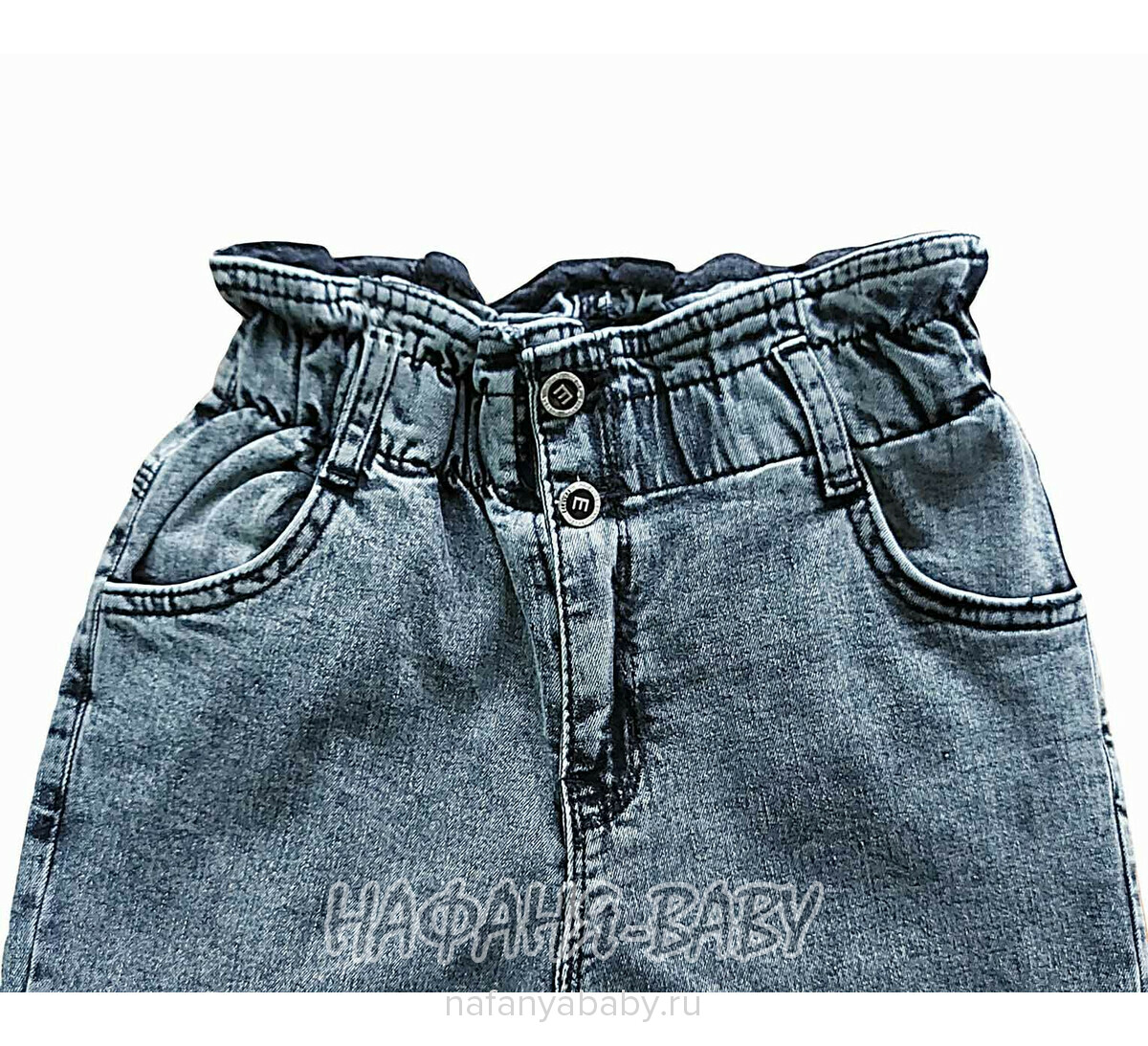Джинсы подростковые ELEYSA Jeans арт: 6107, 13-16 лет, цвет черный, оптом Турция