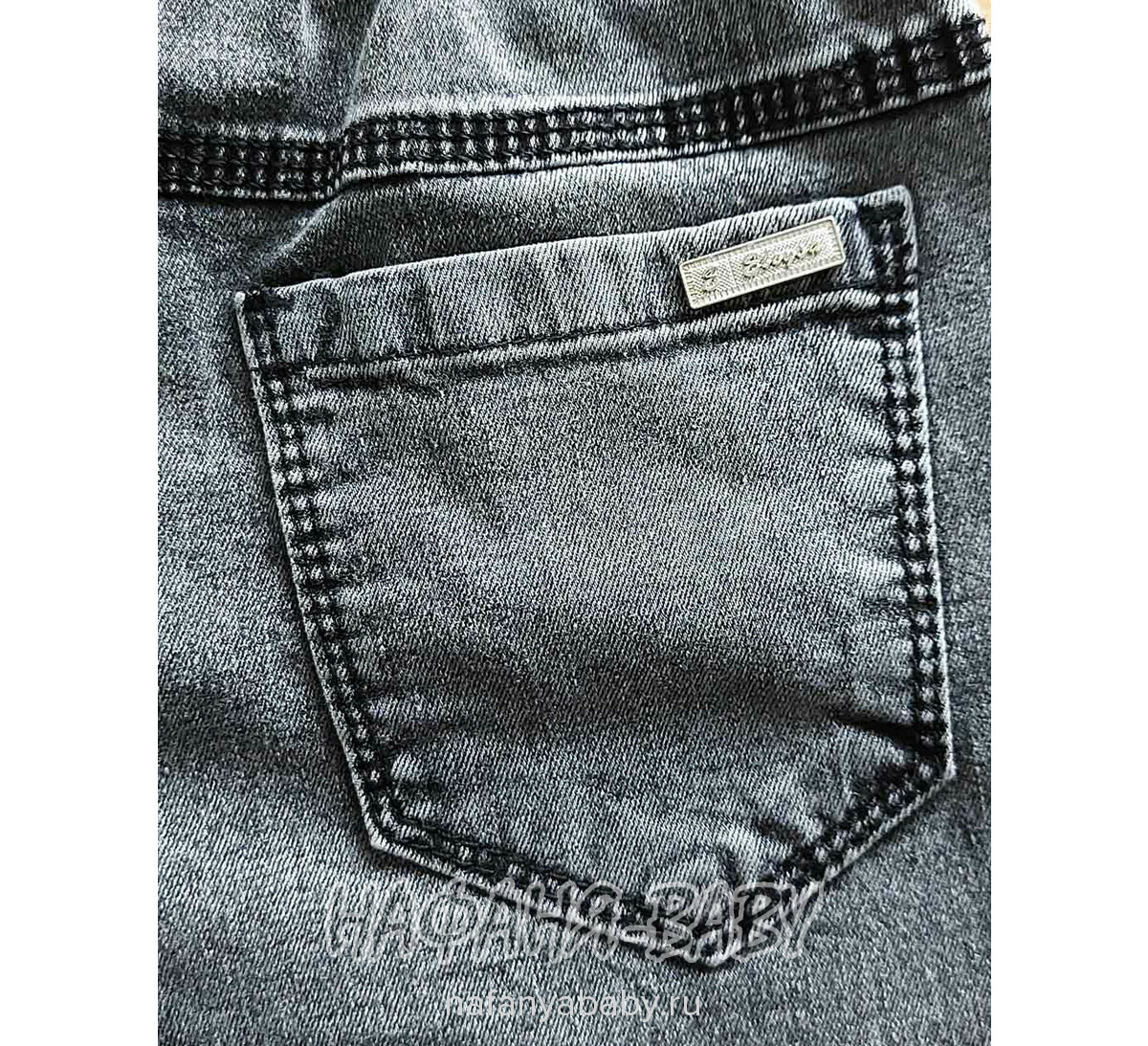 Джинсы подростковые ELEYSA Jeans арт: 6107, 13-16 лет, цвет черный, оптом Турция