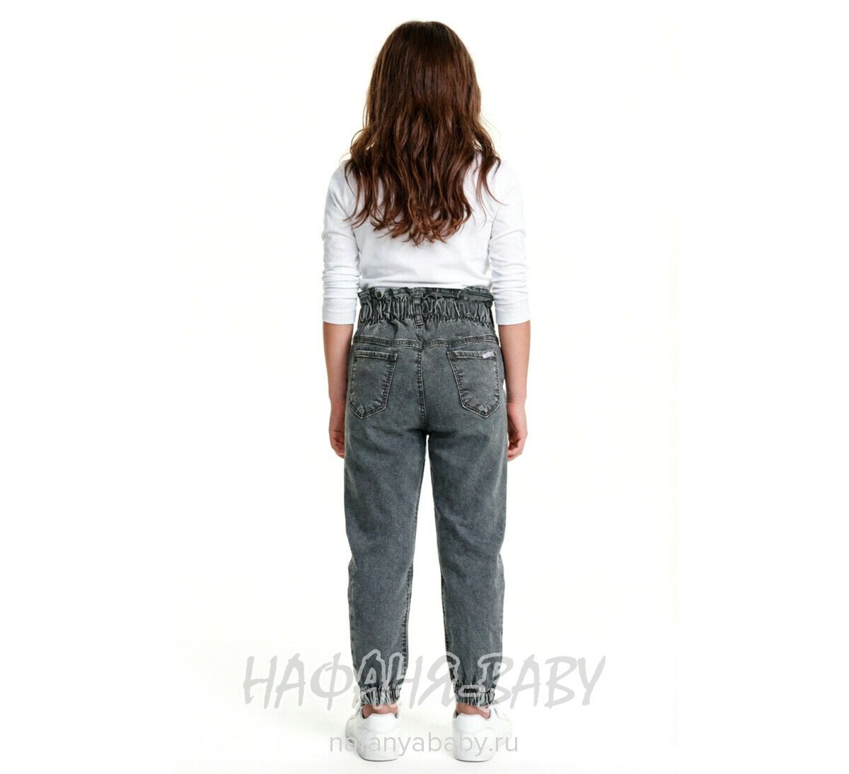 Джинсы подростковые ELEYSA Jeans арт: 6107, 13-16 лет, цвет черный, оптом Турция