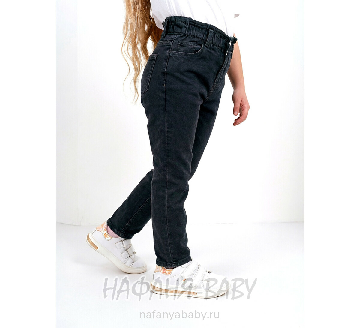 Джинсы детские ELEYSA Jeans арт: 6135, 3-7 лет, цвет черный, оптом Турция
