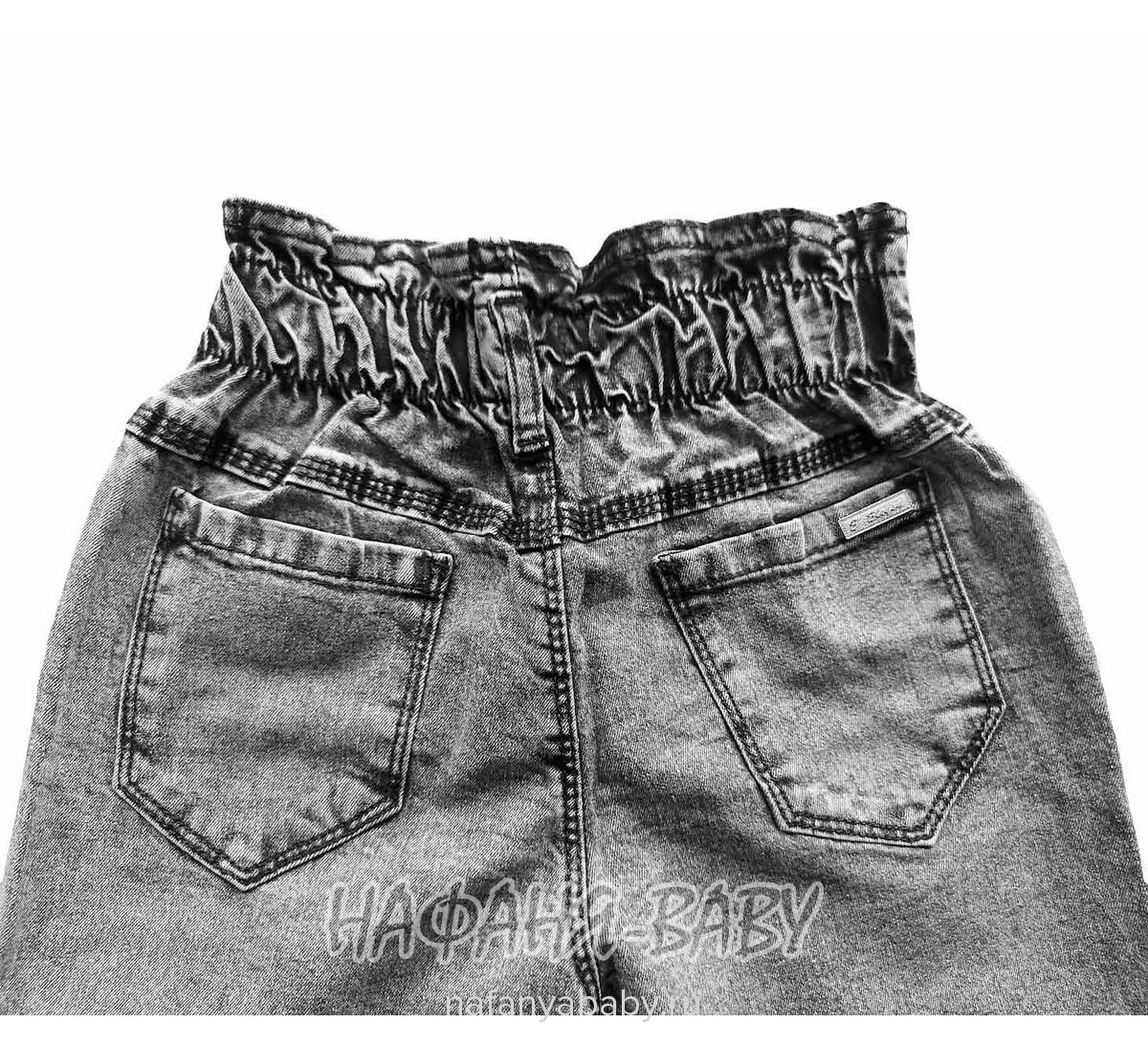 Джинсы подростковые ELEYSA Jeans арт: 61422, 13-16 лет, цвет черный, оптом Турция