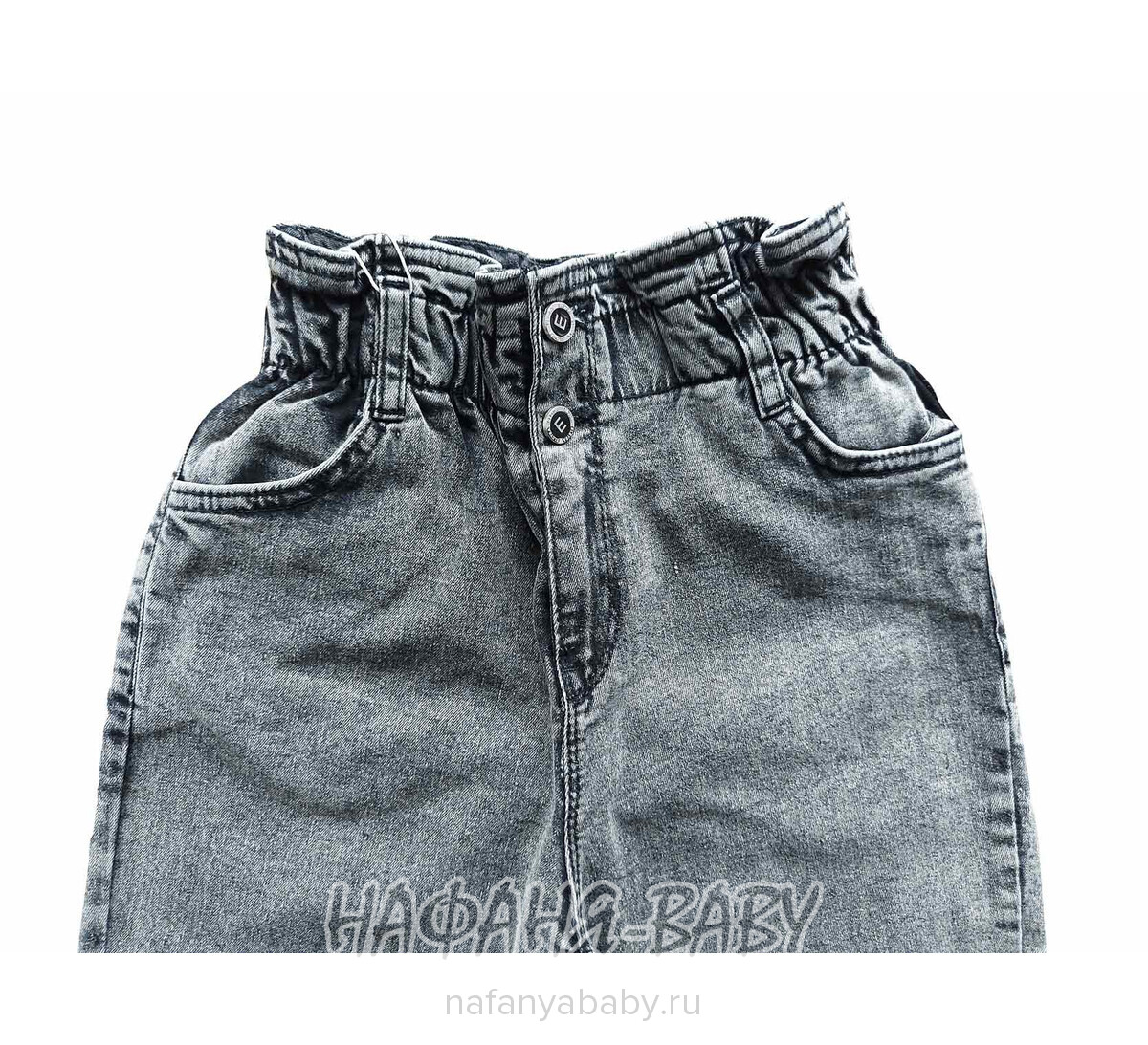 Джинсы подростковые ELEYSA Jeans арт: 61422, 13-16 лет, цвет черный, оптом Турция