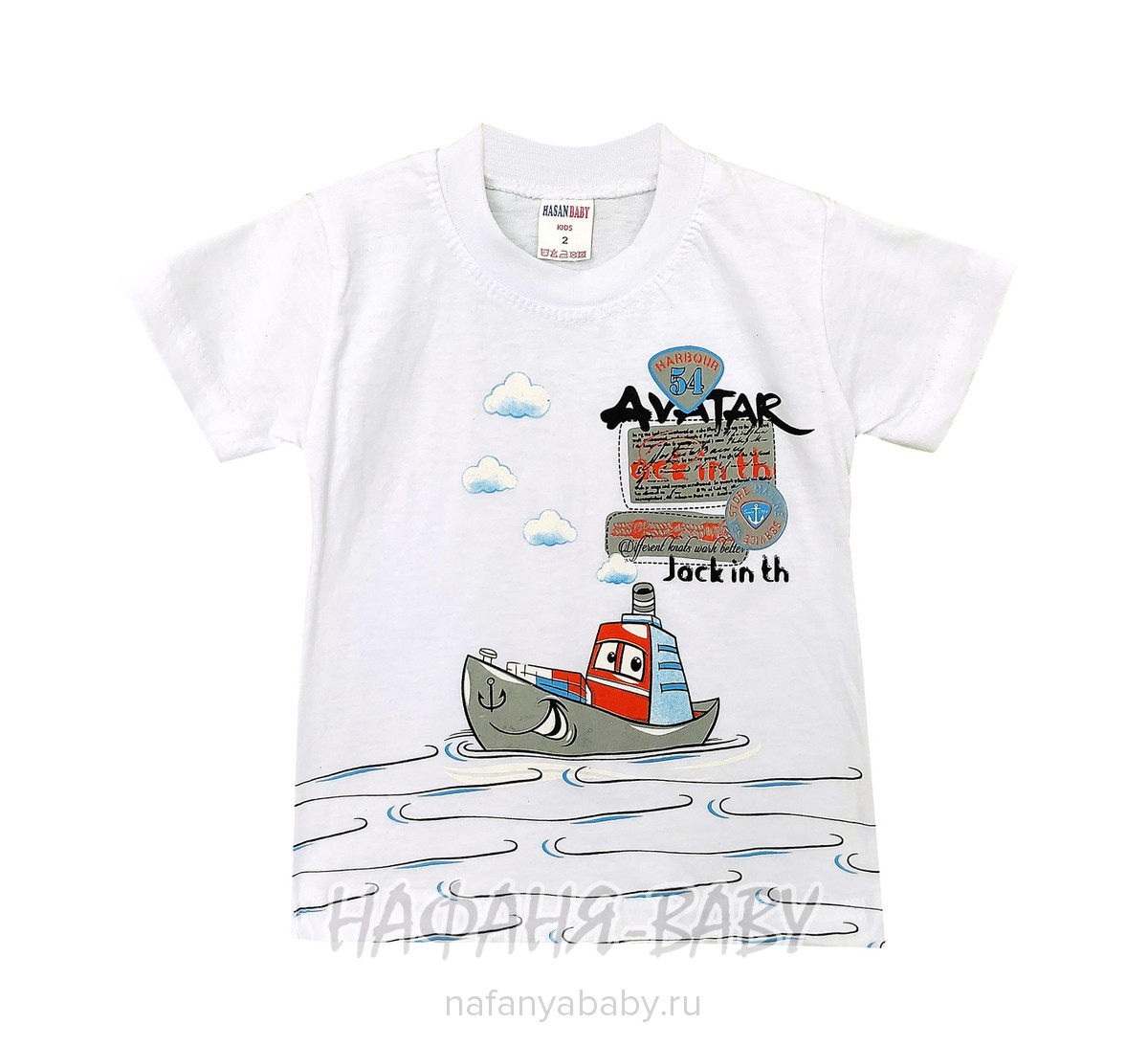 Детская футболка HASAN Bebe арт: 6213, 1-4 года, оптом Турция