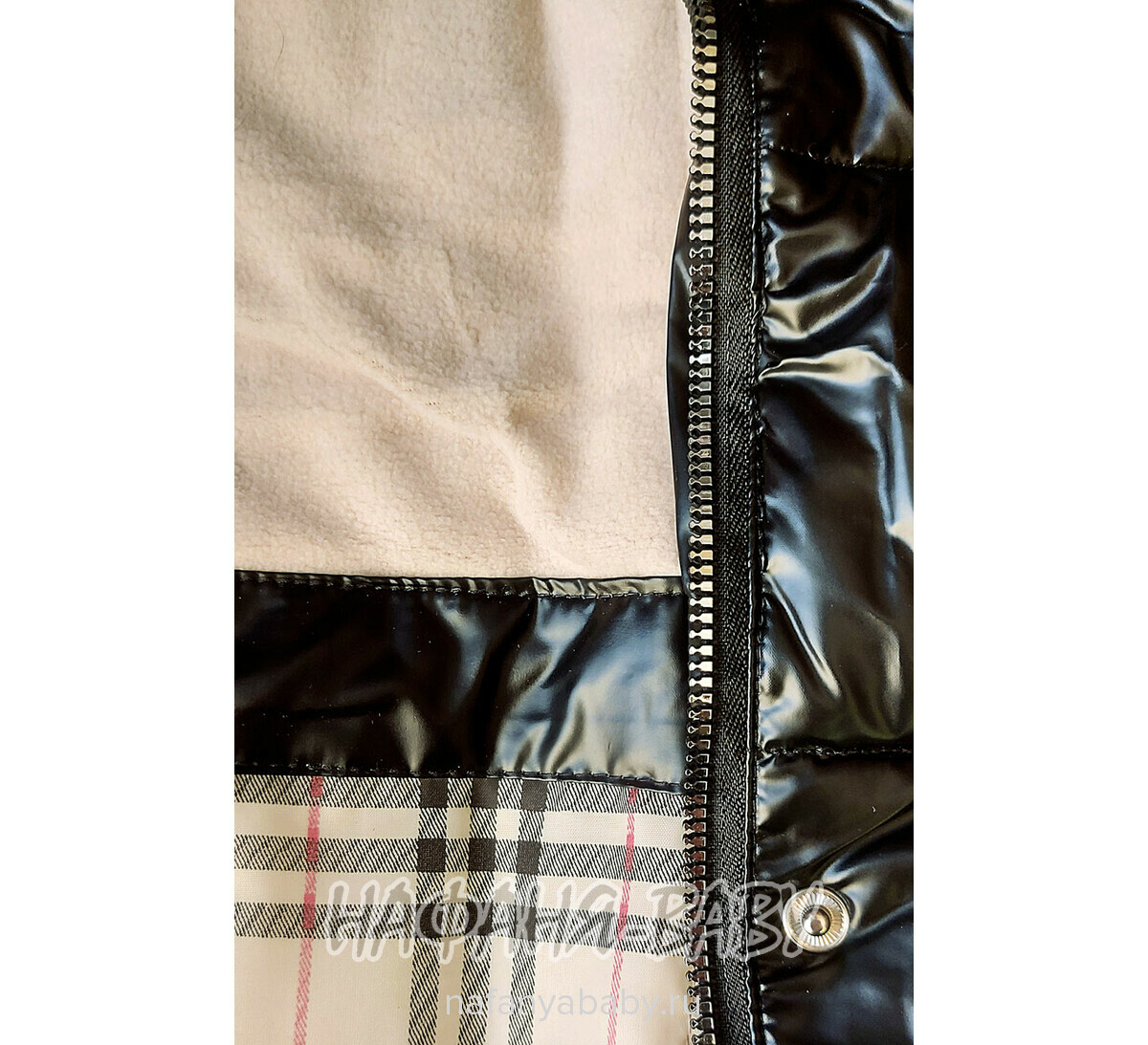 Зимняя удлиненная куртка  YIKAI арт: 622, 5-9 лет, цвет черный, оптом Китай (Пекин)