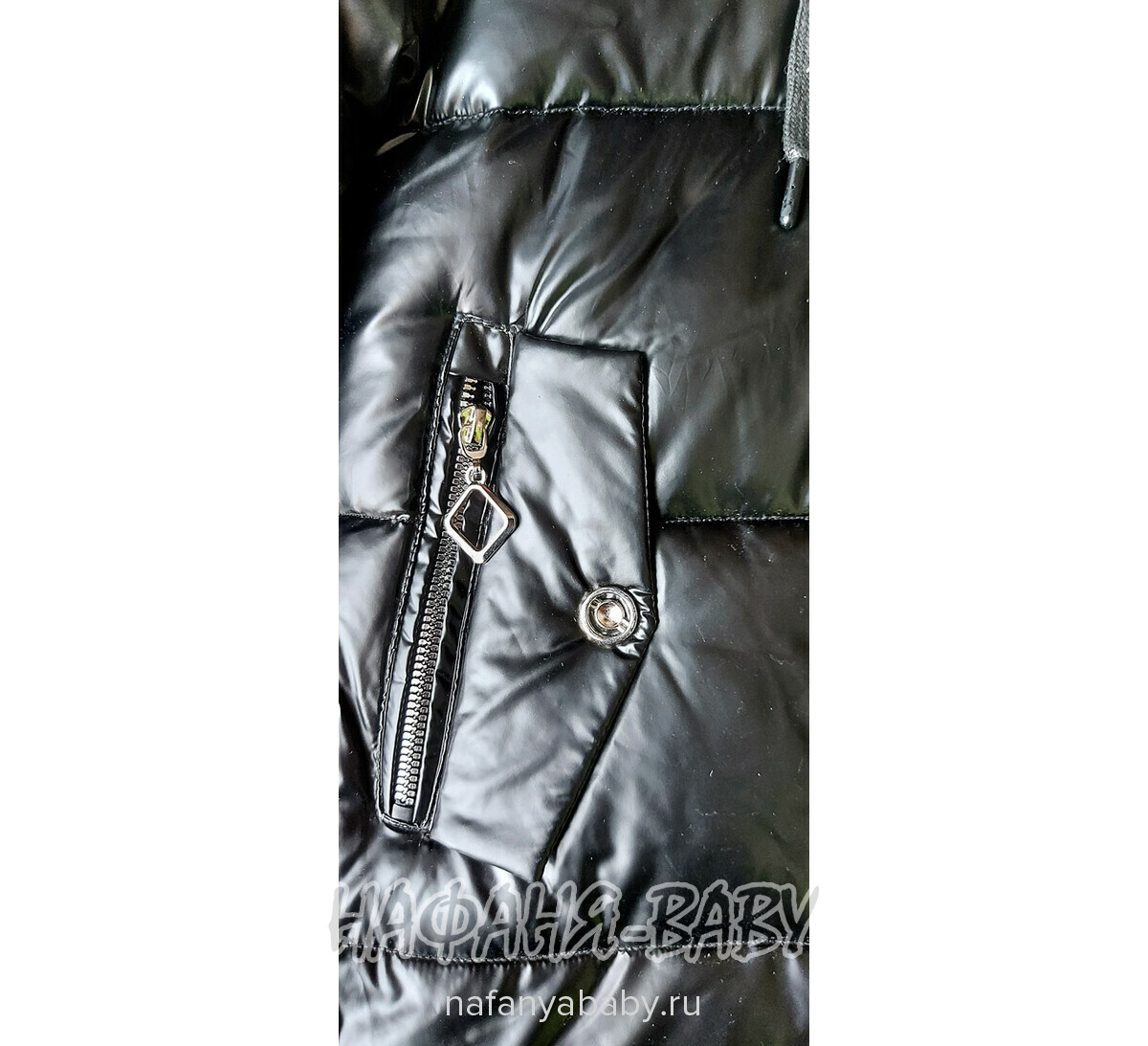 Зимняя удлиненная куртка  YIKAI, купить в интернет магазине Нафаня. арт: 626, цвет черный