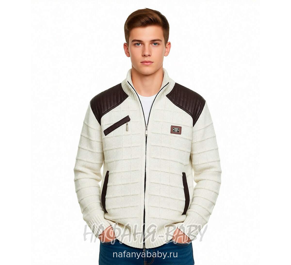 Подростковый джемпер на замочке C.R.P. арт: 6420, 10-15 лет, оптом Турция