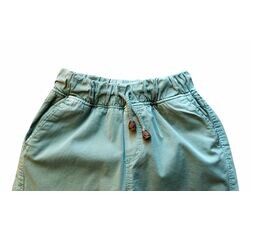 Подростковые летние брюки TATI Jeans арт: 6488, 8-12 лет, цвет дымчато-зеленый хаки, оптом Турция