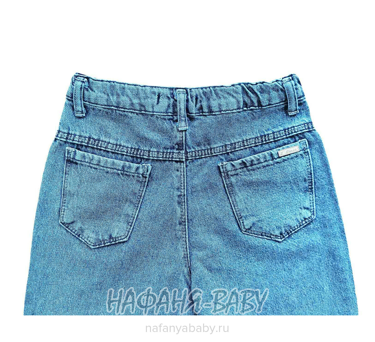 Джинсы ELEYSA Jeans арт: 65812 для девочки от 8 до 12 лет, цвет синий, оптом Турция
