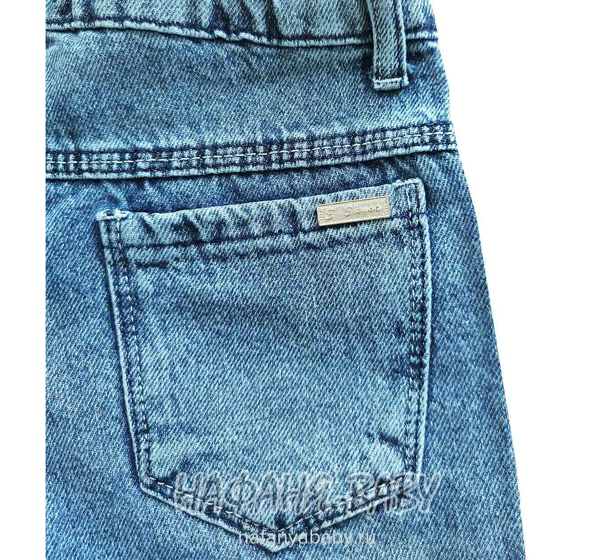 Джинсы ELEYSA Jeans арт: 65812 для девочки от 8 до 12 лет, цвет синий, оптом Турция