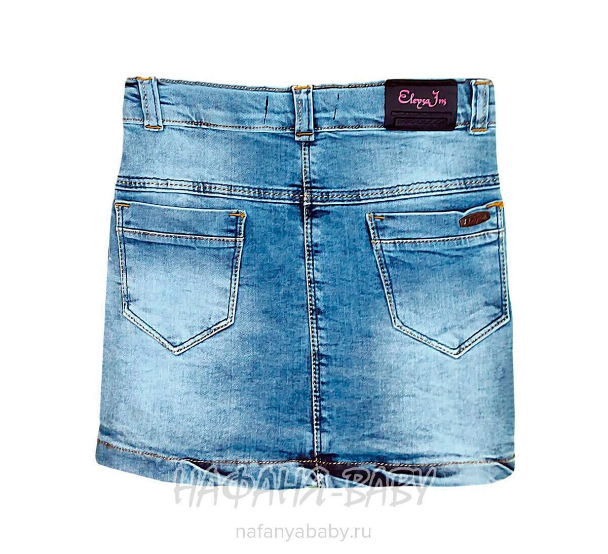 Детская джинсовая юбка ELEYSA (Турция), арт: 7045, 5-6 лет, цвет голубой | Купить в интернет-магазине Нафаня