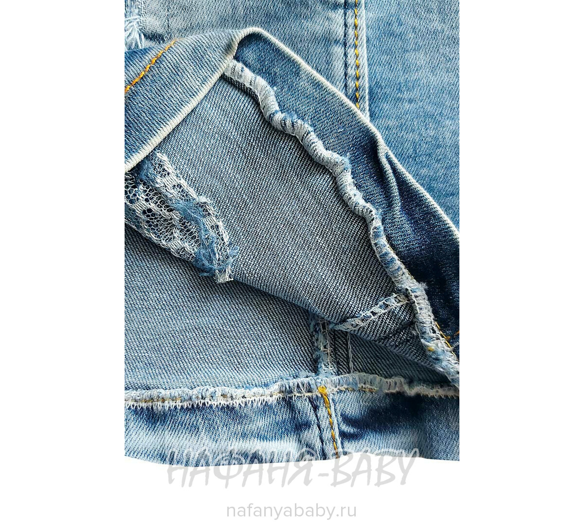 Детская джинсовая юбка ELEYSA (Турция), арт: 7045, 5-6 лет, цвет голубой | Купить в интернет-магазине Нафаня