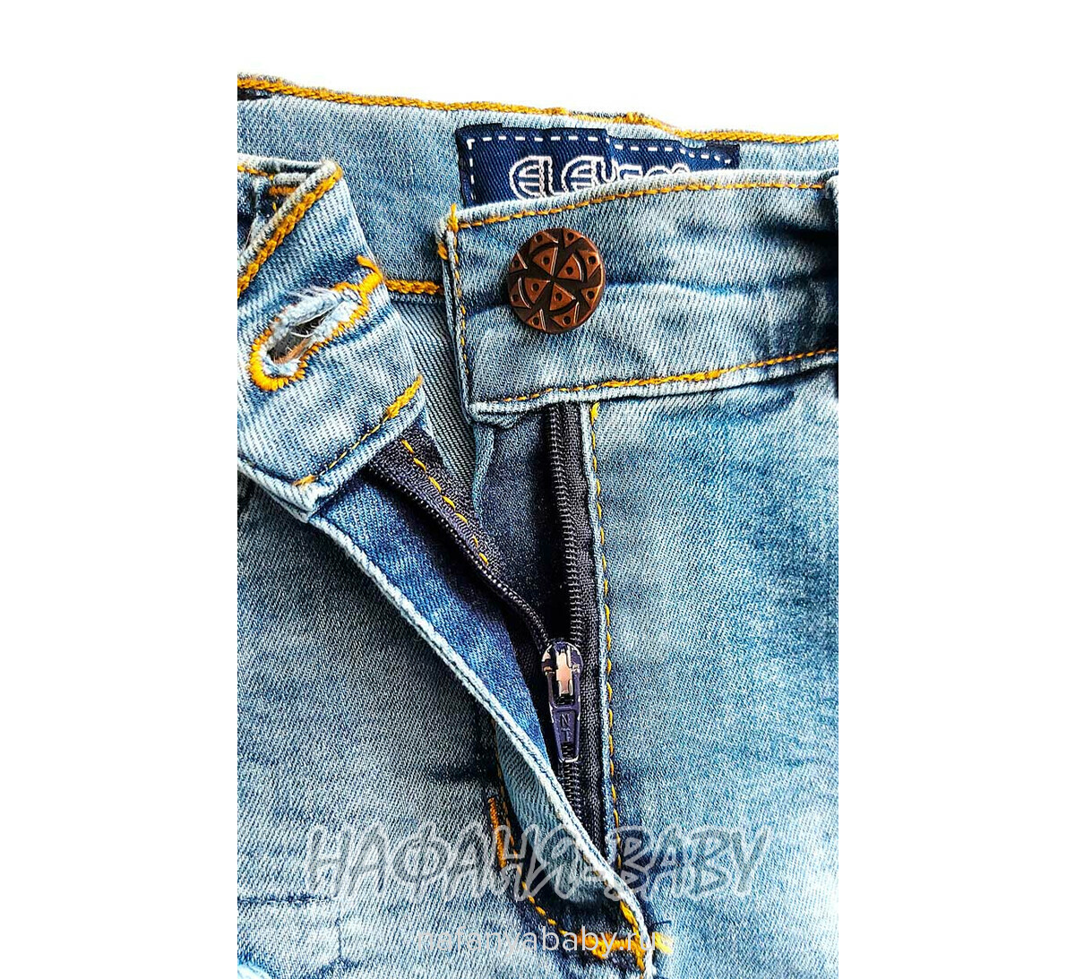 Детская джинсовая юбка ELEYSA (Турция), арт: 7045, 5-6 лет, цвет голубой | Купить в интернет-магазине Нафаня