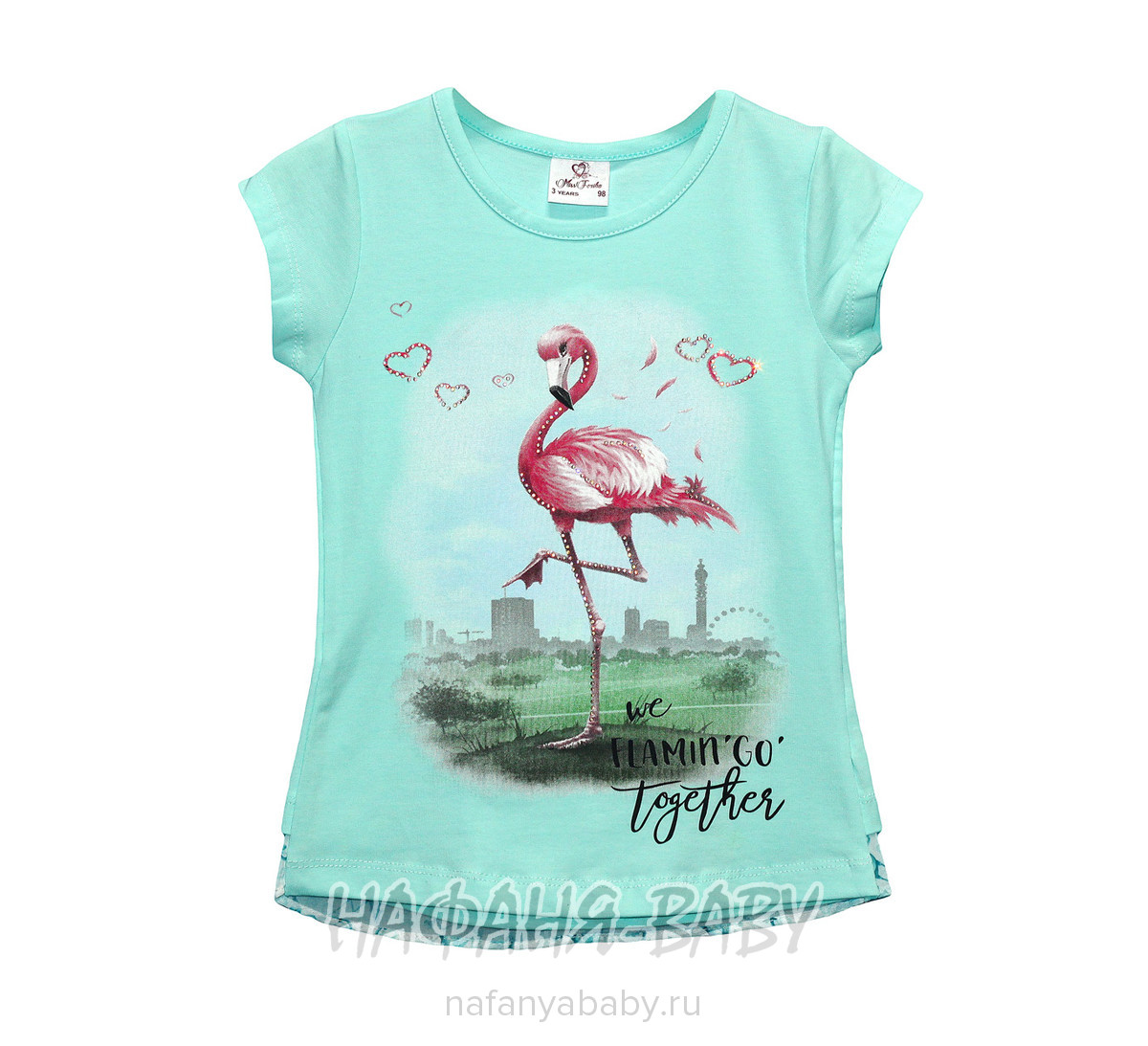 Детская футболка Miss Feriha арт: 705, 5-9 лет, 1-4 года, оптом Турция