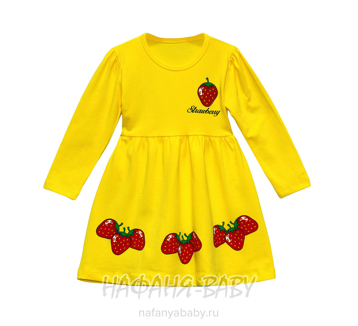 Детское трикотажное платье Cit Cit арт: 7089, 1-4 года, 0-12 мес, оптом Турция