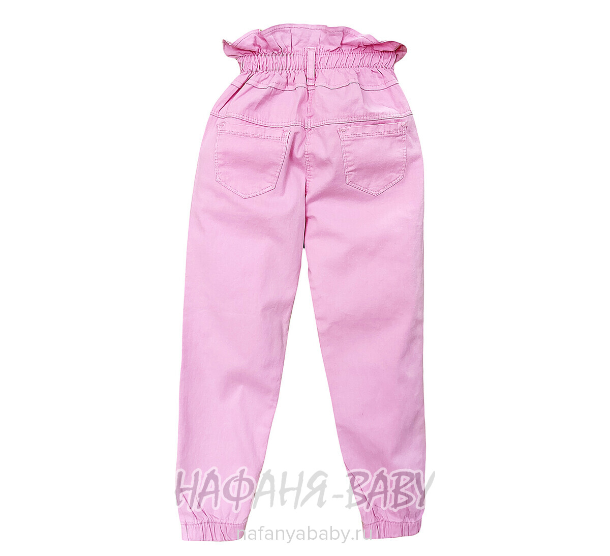 Детские летние брюки YAVRUCAK Jeans арт: 8212 8-12 лет, цвет розовый, оптом Турция