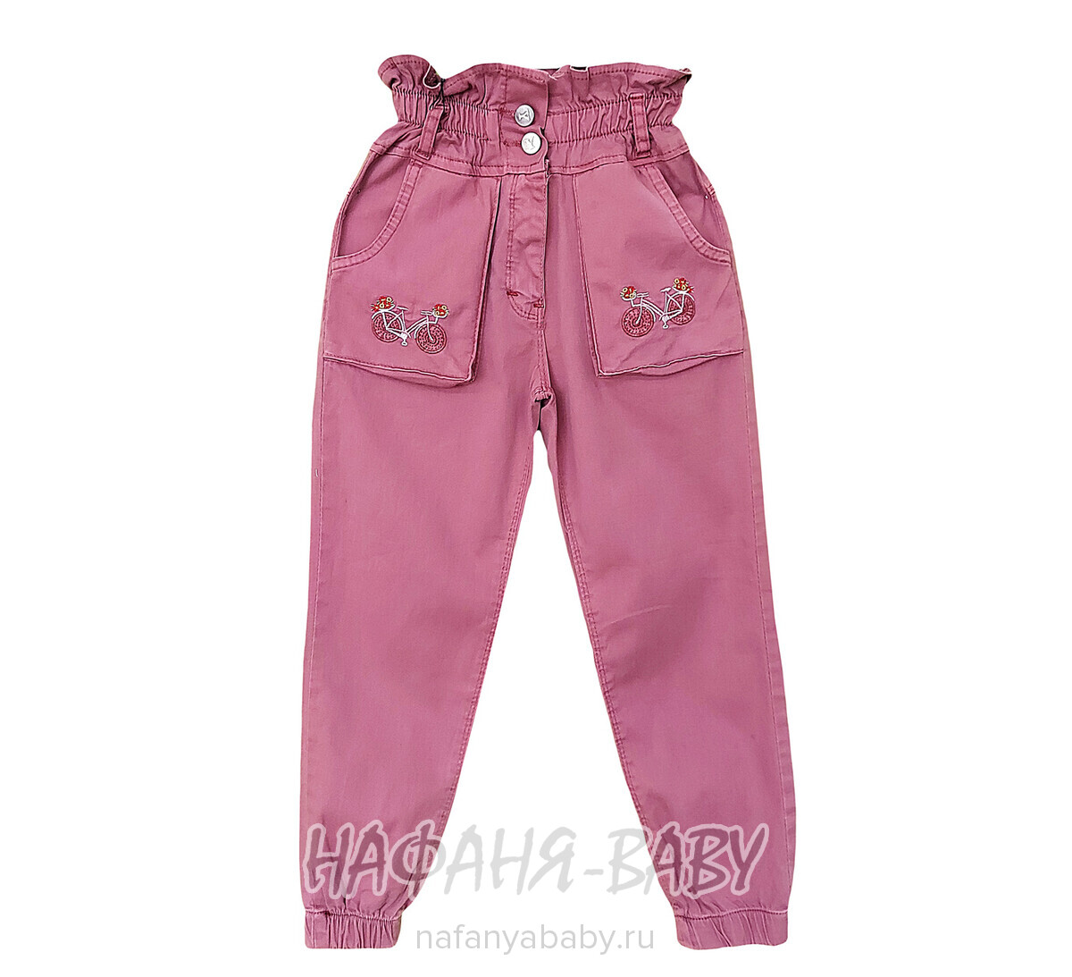 Детские летние брюки YAVRUCAK Jeans арт: 8212 8-12 лет, цвет чайная роза, оптом Турция