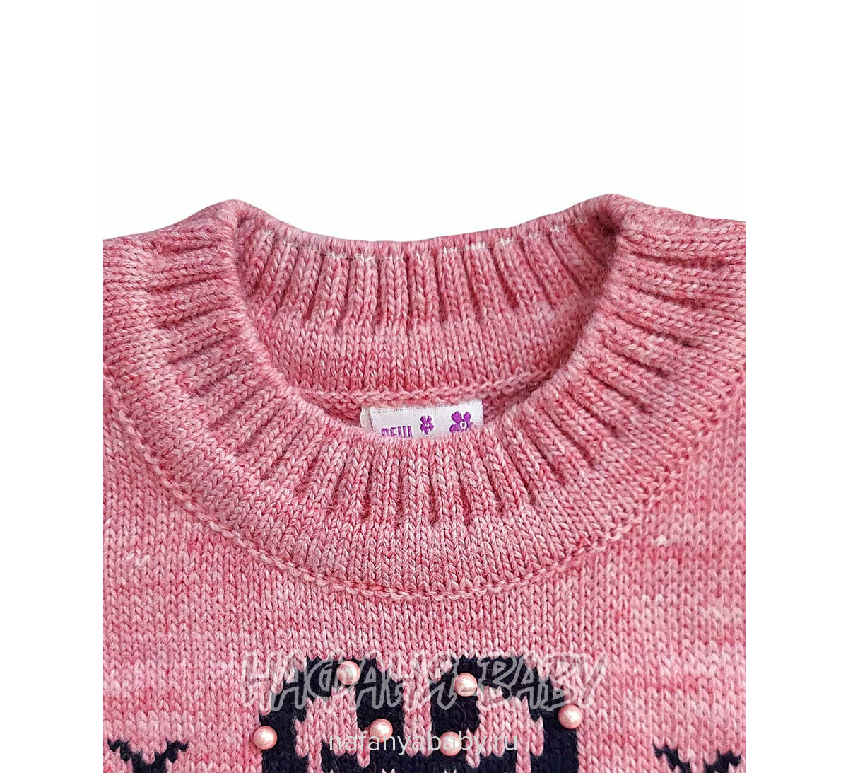 Джемпер - туника для девочки SEREN gul арт: 739, 5-9 лет, цвет чайная роза, Турция