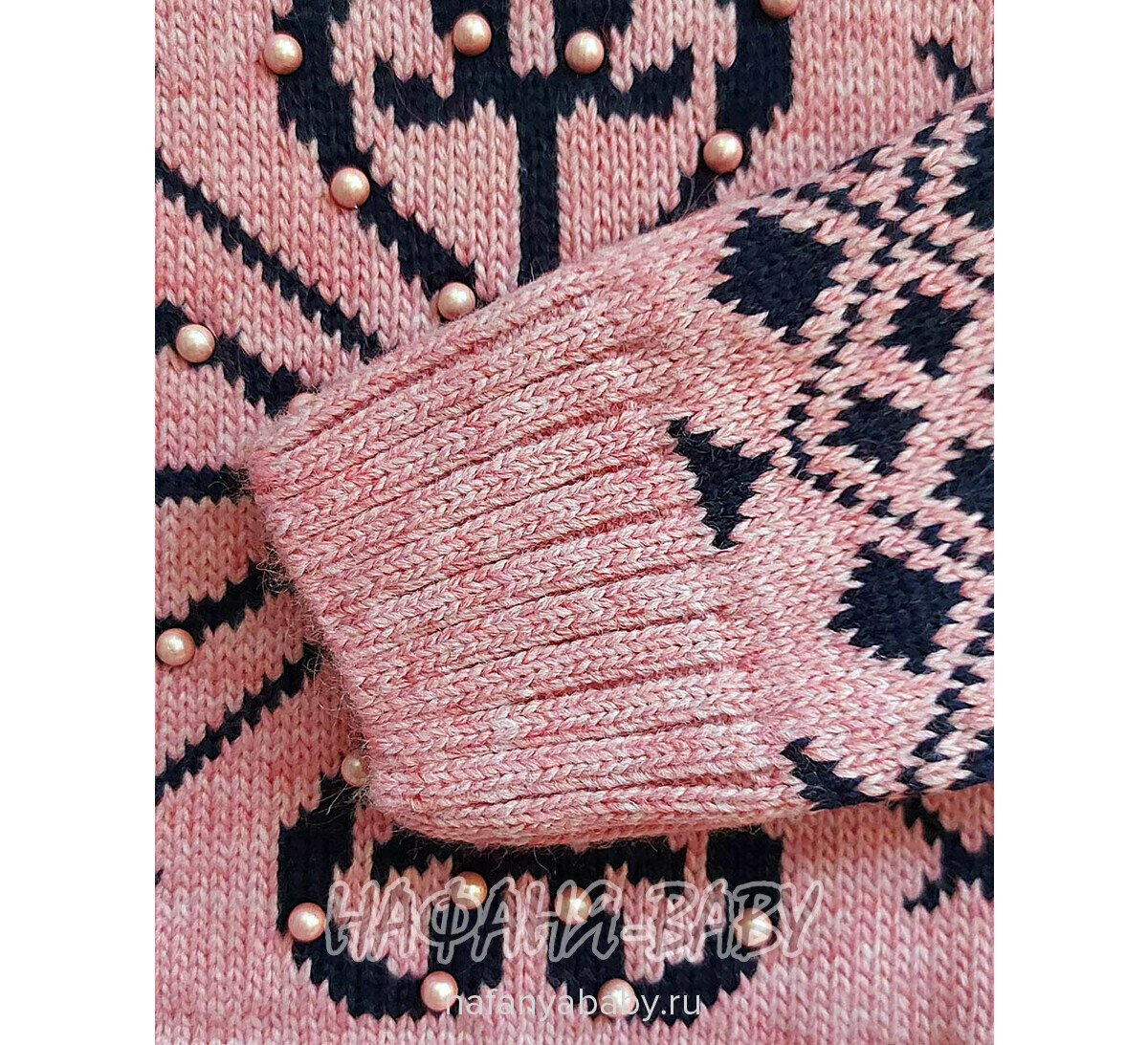 Джемпер - туника для девочки SEREN gul арт: 739, 5-9 лет, цвет чайная роза, Турция