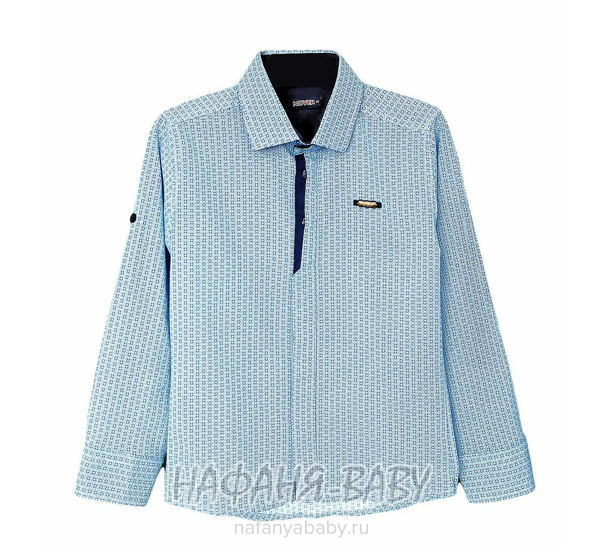 Детская рубашка NORMANI арт: 744, 5-9 лет, цвет голубой, оптом Турция