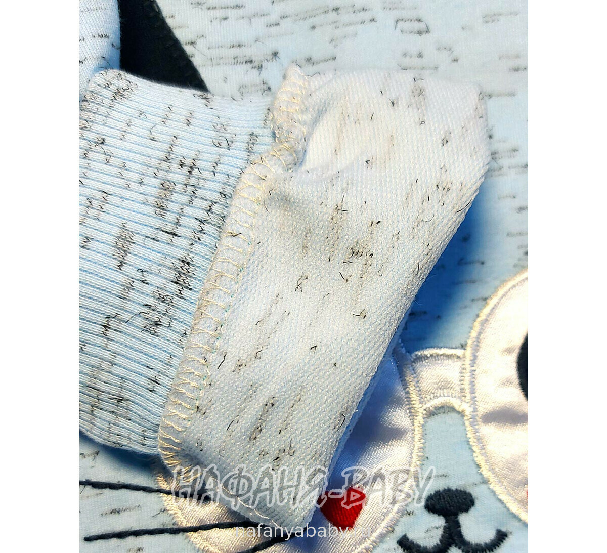 Детский свитшот Cit Cit «Зайчик» арт: 7612, 2-5 лет Турция купить оптом в интернет магазине Нафаня , цвет св.голубой меланж