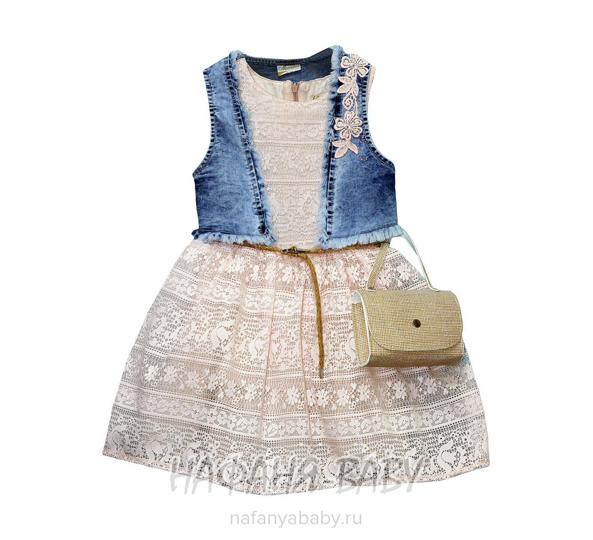 Комплект (платье+джинсовое болеро+сумочка) MOONSTAR, купить в интернет магазине Нафаня. арт: 7846.