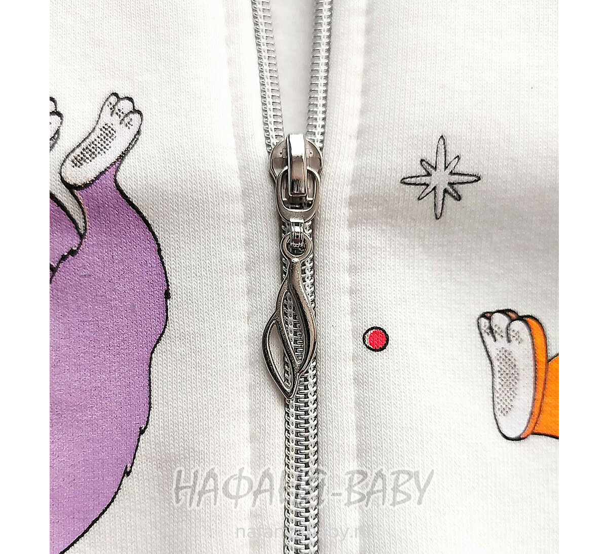 Теплая толстовка с капюшоном для девочки арт: 7910, 1-4 года, цвет кремовый, Турция