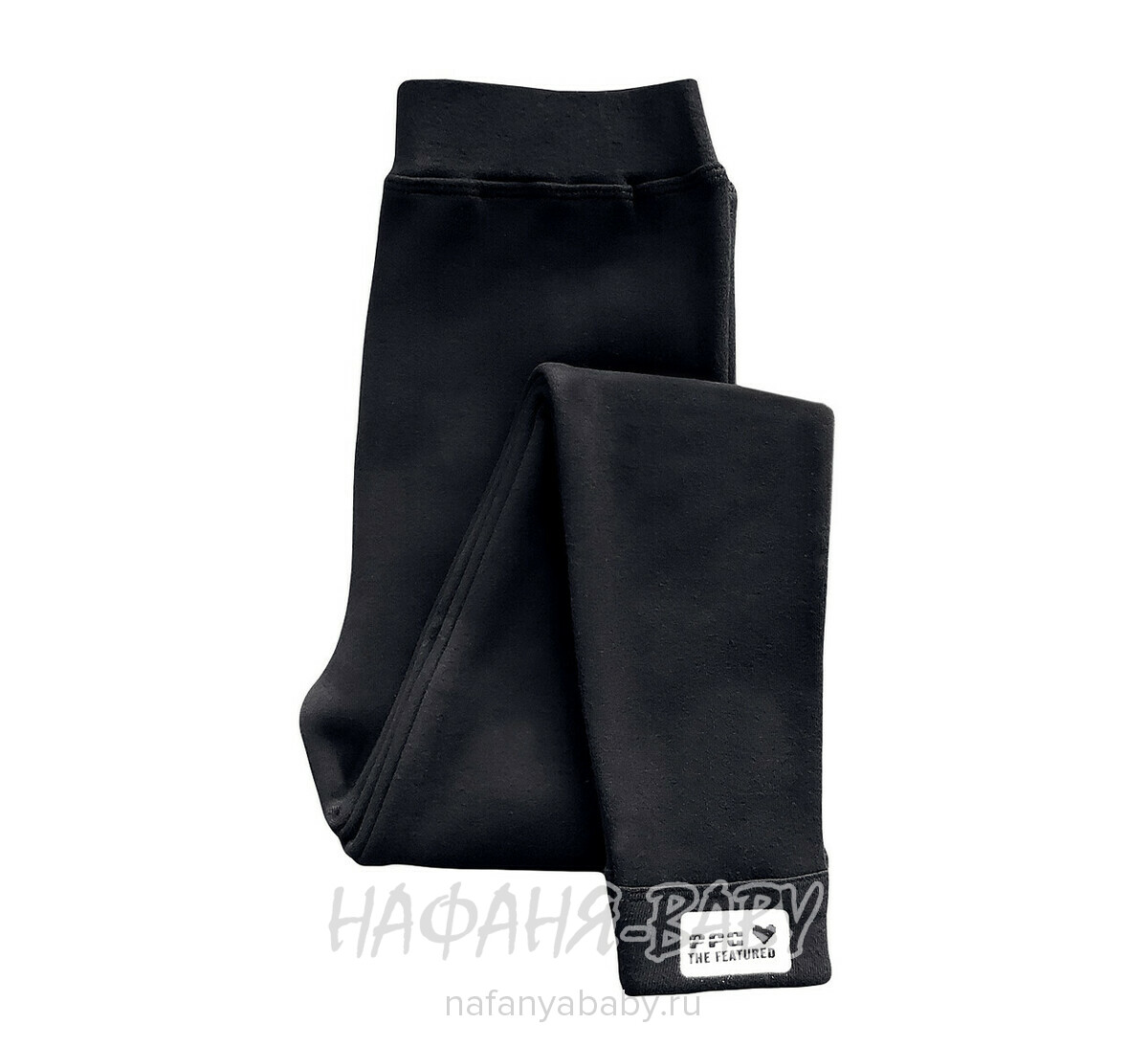 Детские утепленные лосины на флисе DUO арт: 817, 7-12 лет, цвет черный, оптом Китай (Пекин)