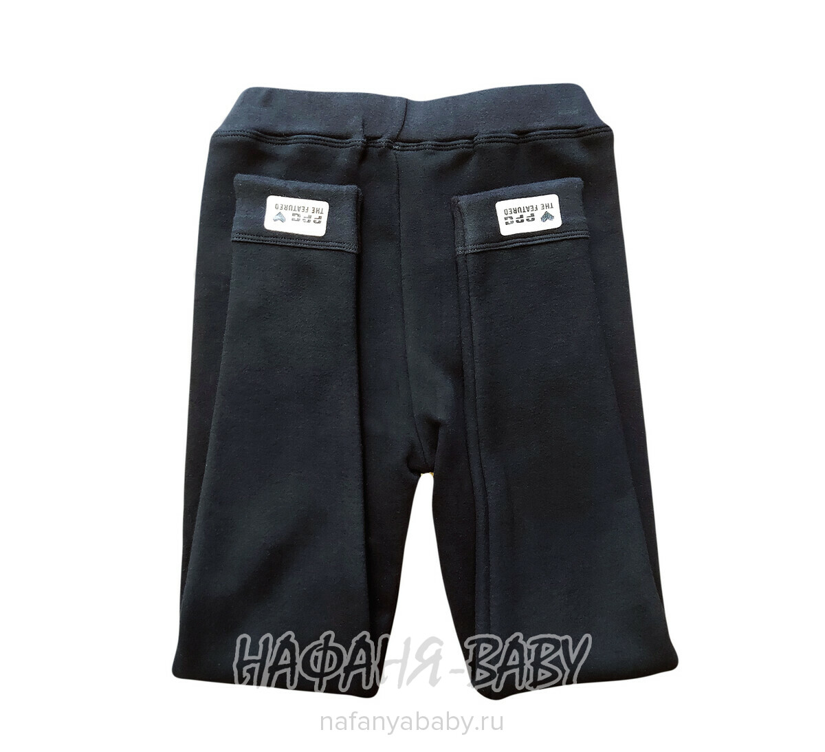 Детские лосины на флисе DUO арт: 817, 5-9 лет, 10-15 лет, цвет черный, оптом Китай (Пекин)