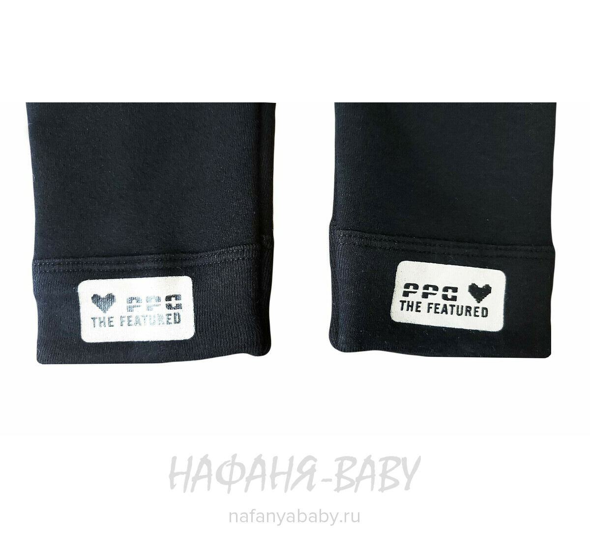 Детские лосины на флисе DUO арт: 817, 5-9 лет, 10-15 лет, цвет черный, оптом Китай (Пекин)