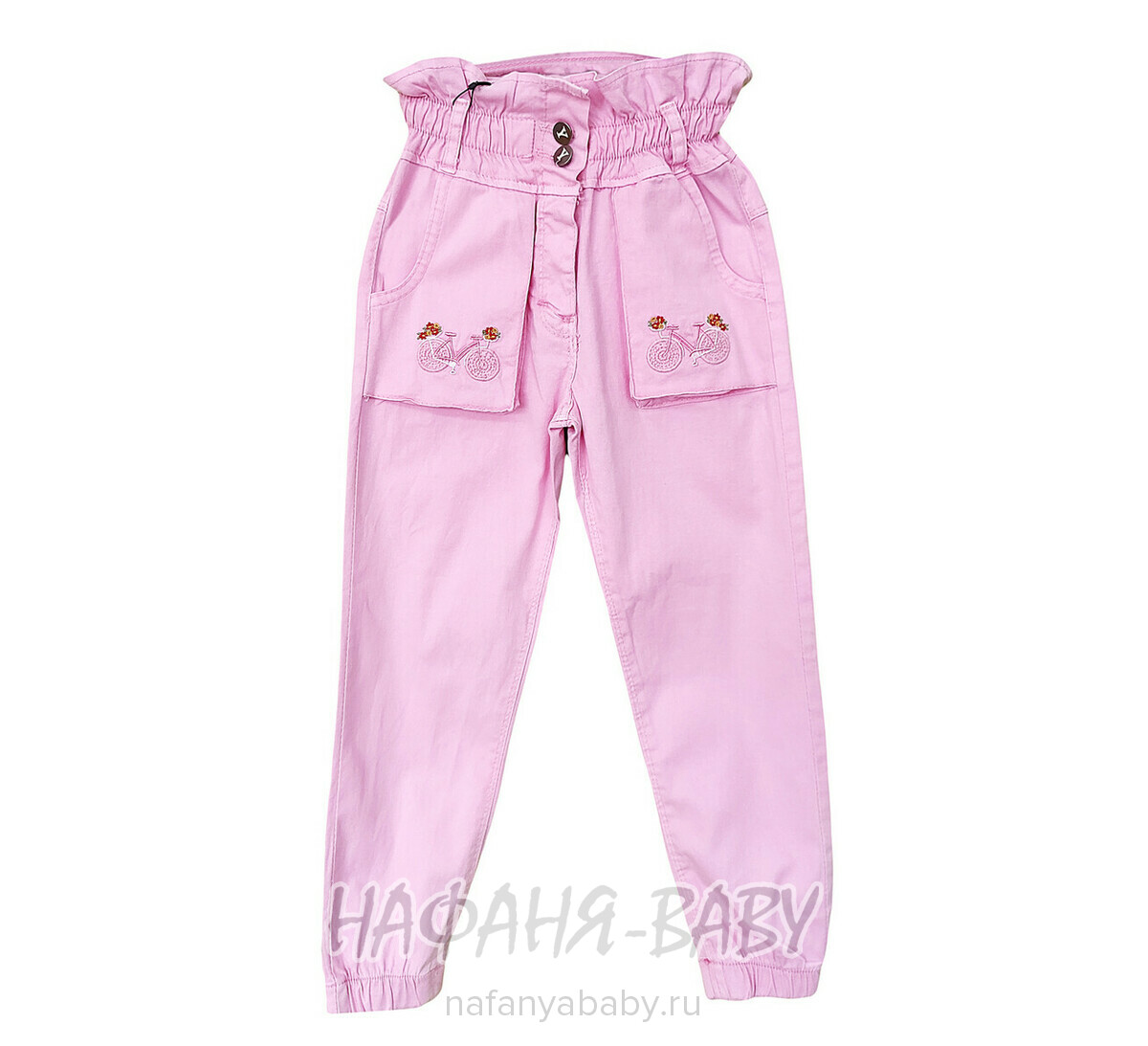 Детские летние брюки YAVRUCAK Jeans арт: 8212 для девочки 8-12 лет, оптом Турция