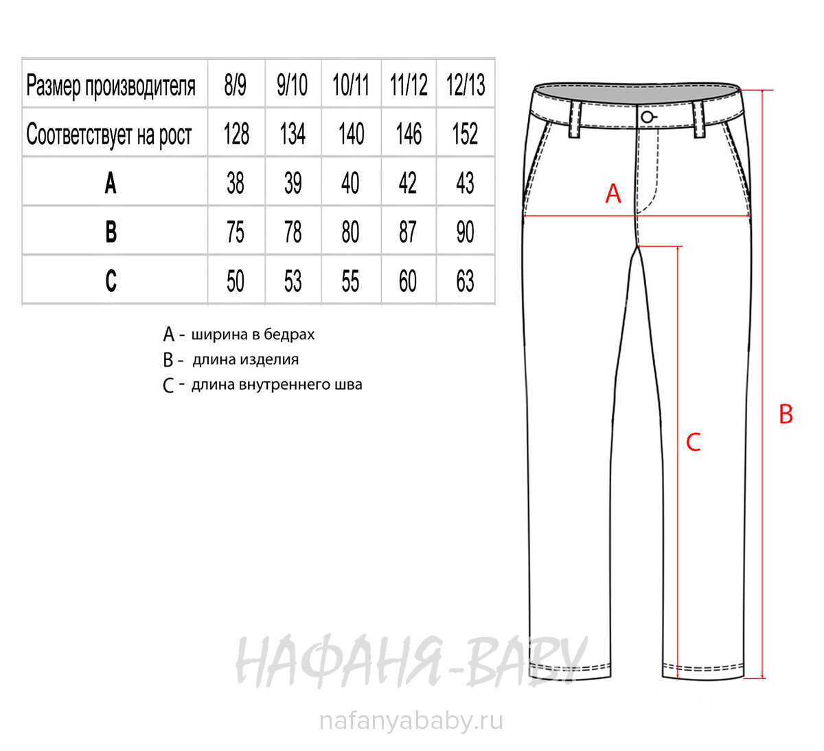 Детские летние брюки YAVRUCAK Jeans арт: 8212 8-12 лет, цвет чайная роза, оптом Турция