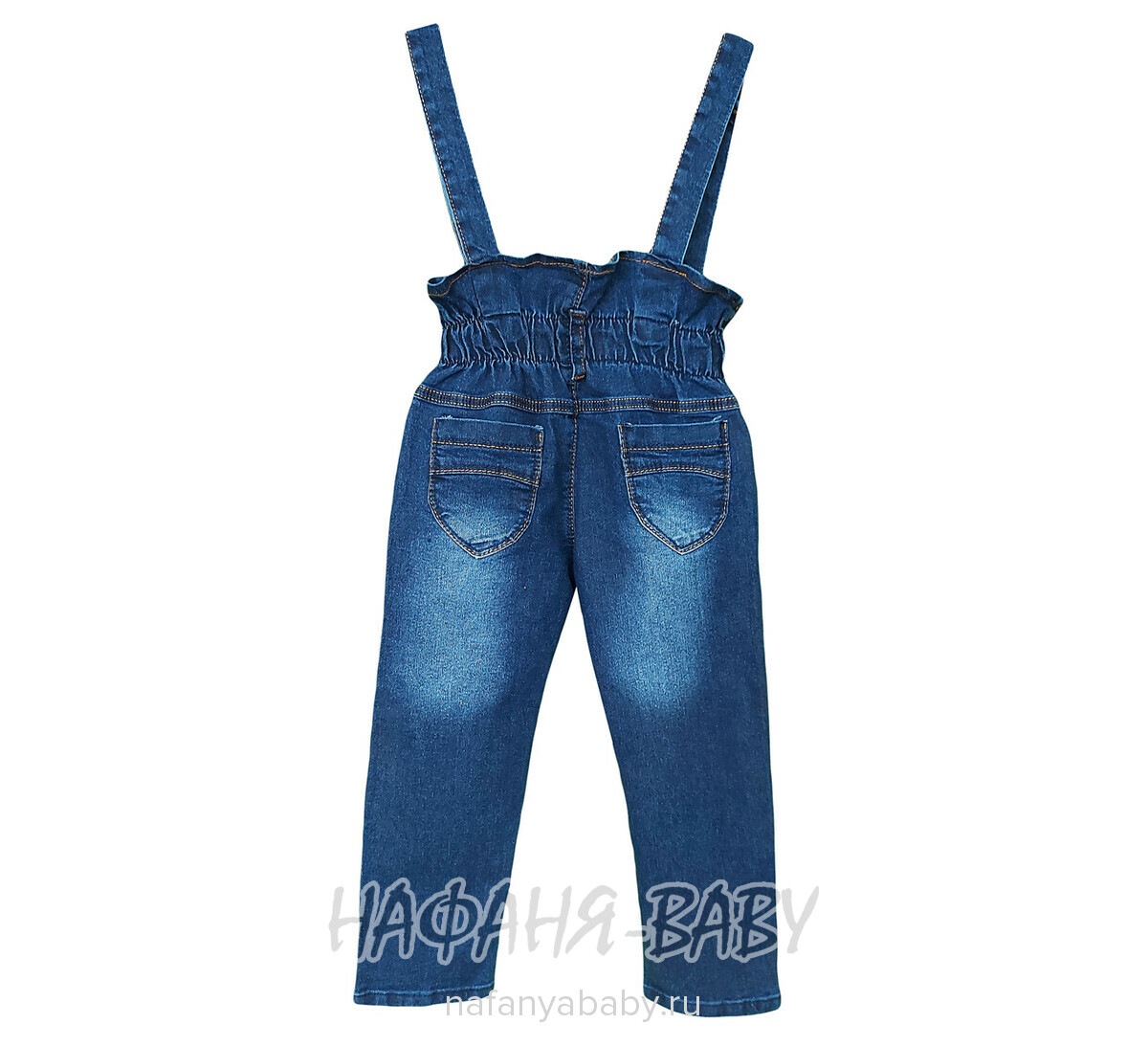 Детские джинсы TATI Jeans арт: 8224 для девочки от 3 до 7 лет, цвет синий, оптом Турция