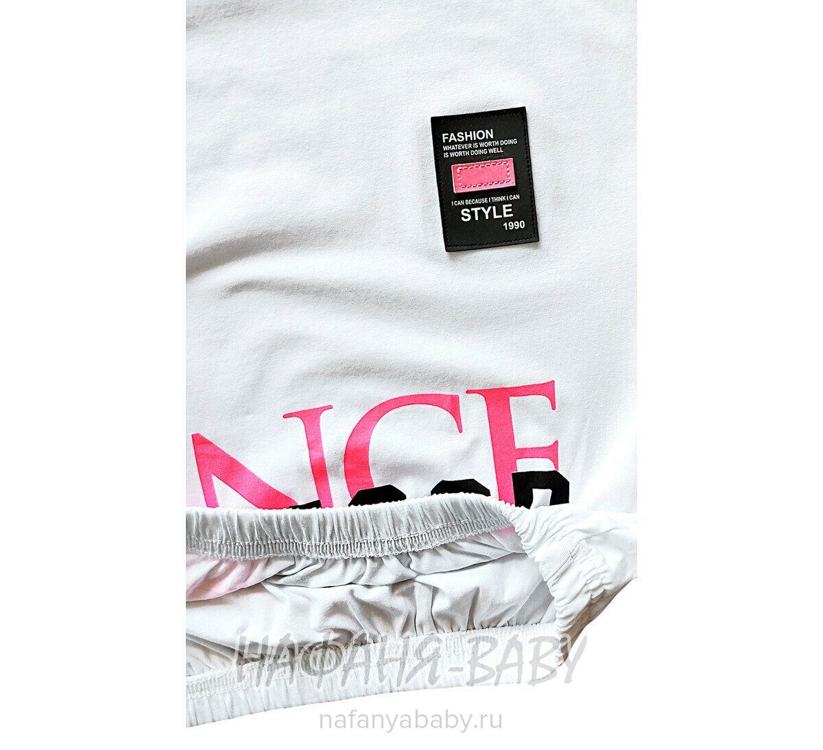 Костюм (топ+шорты) BENINI арт: 8514, 10-15 лет, цвет белый, оптом Турция