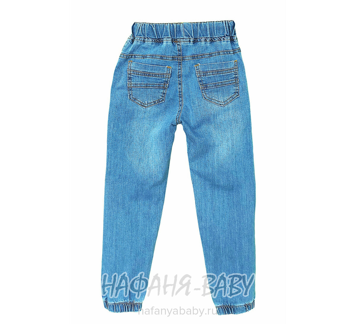 Детские джинсы VNR арт: 8524-1 для мальчика 6-10 лет, цвет синий, оптом Турция