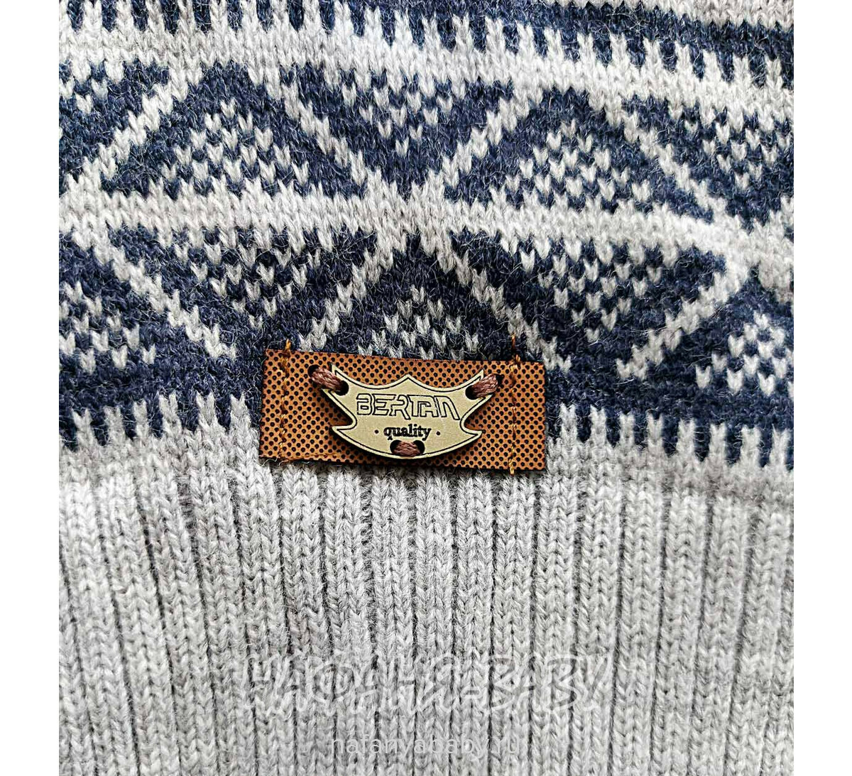 Подростковый вязанный джемпер BERTAN, купить в интернет магазине Нафаня. арт: 864.