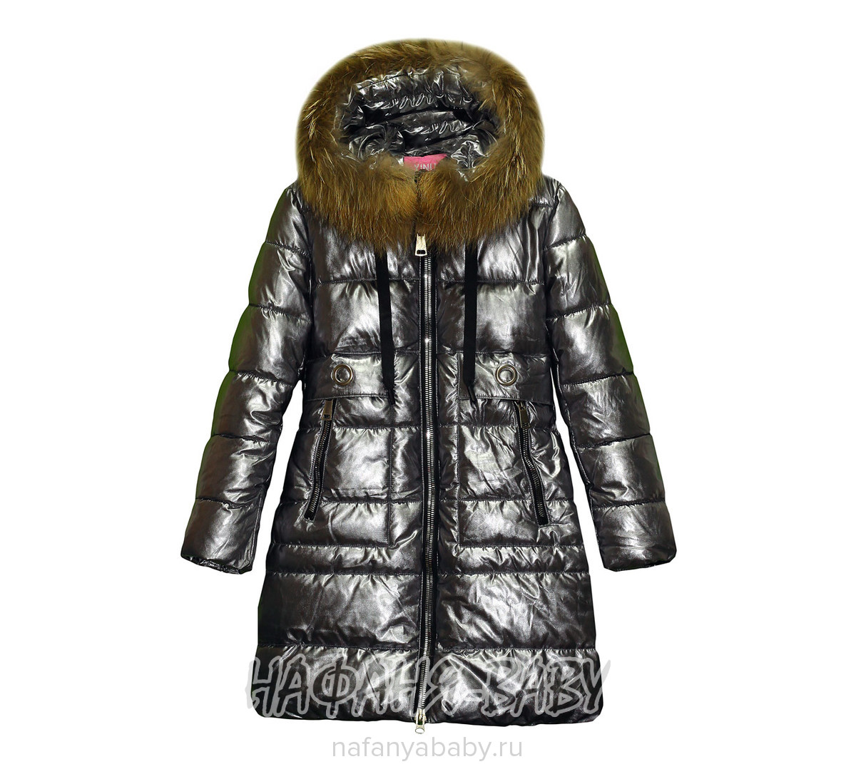 Зимнее подростковое пальто YINUO арт: 8810, 10-15 лет, 5-9 лет, оптом Китай (Пекин)