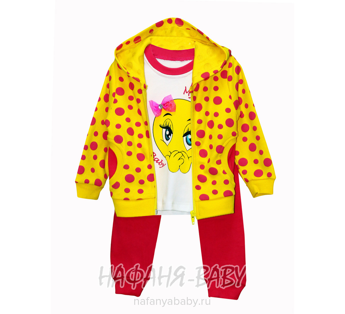 Трикотажный костюм для малышей NECIXS арт: 9036, 1-4 года, 0-12 мес, оптом Турция