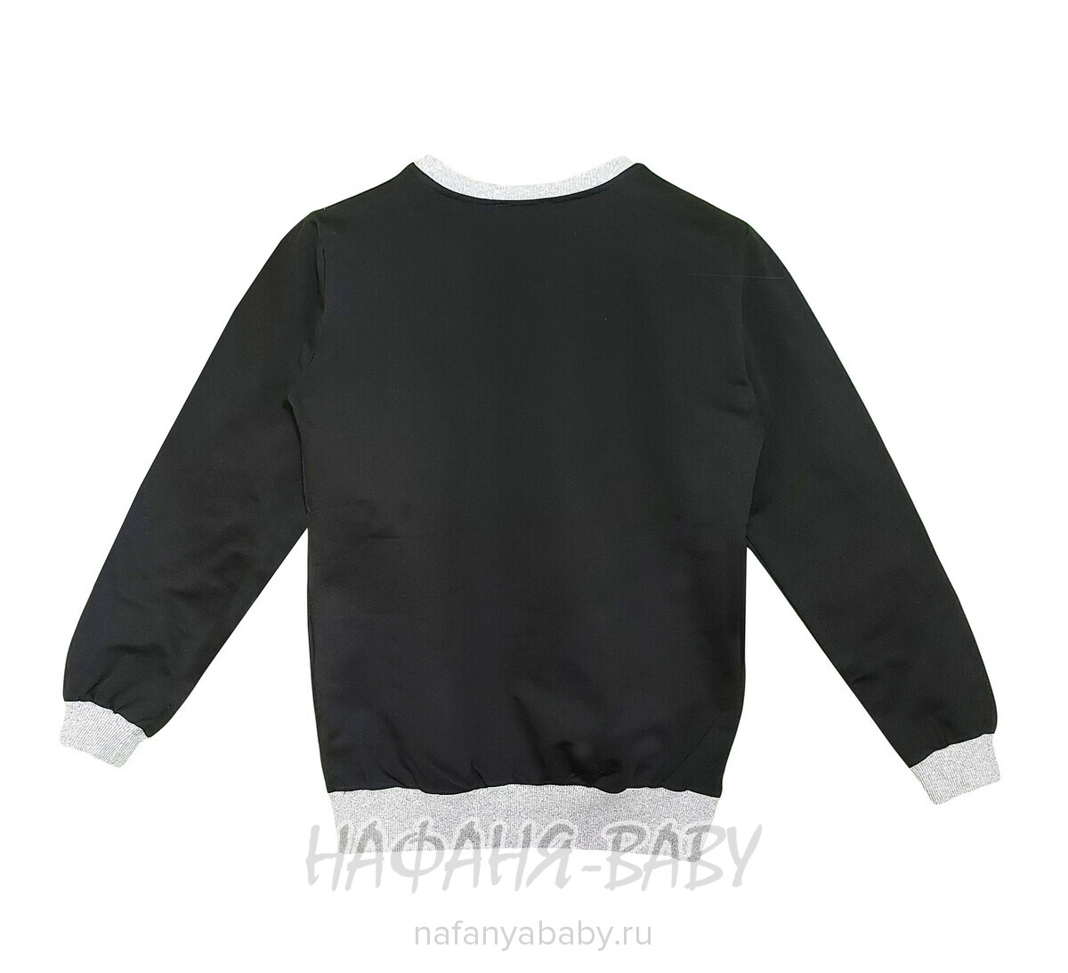 Подростковый свитшот MAGO, купить в интернет магазине Нафаня. арт: 9201 цвет черный