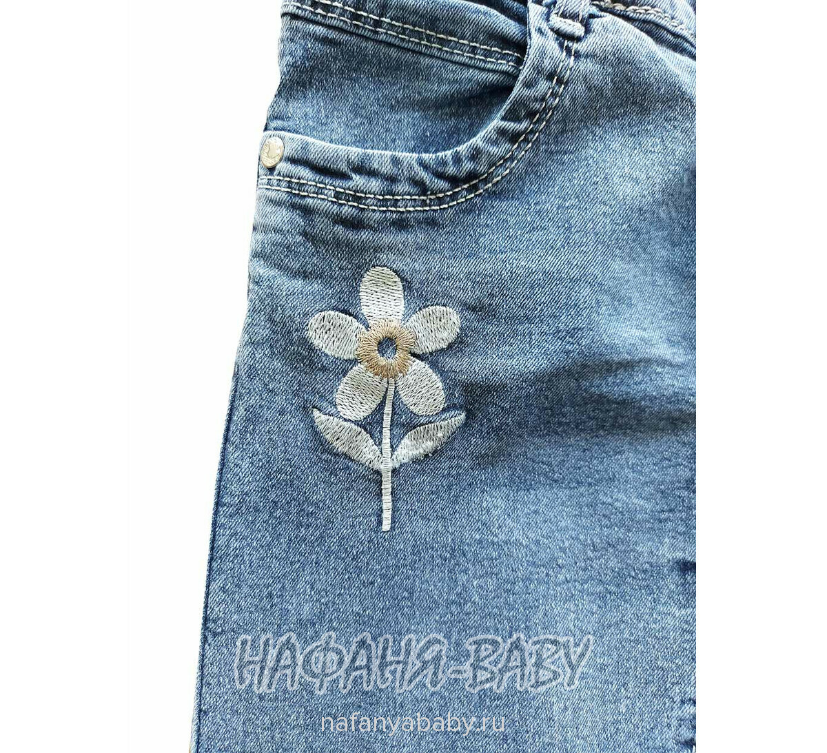 Детские джинсы TATI Jeans арт: 9267, 3-7 лет, цвет синий, оптом Турция